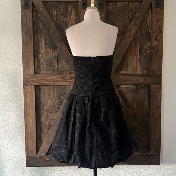 New Shoshanna Amica Strapless Jacquard Bubble Mini Dress - Picture 7 of 16